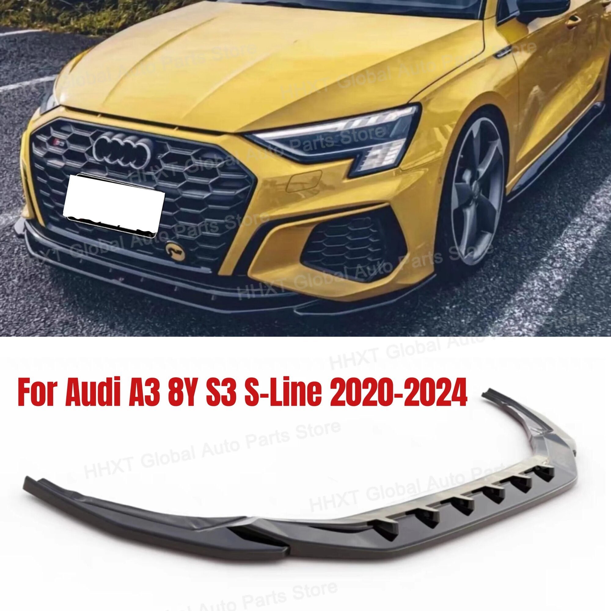 3 шт, передний бампер для Audi A3 8Y S3 S-Line 2020-2024