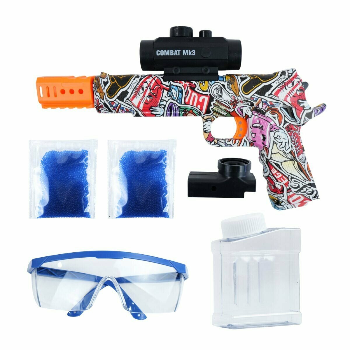 Граффити-пистолет Combat MK3 Crystal Bullet Gun, от бренда Crystal Bullet