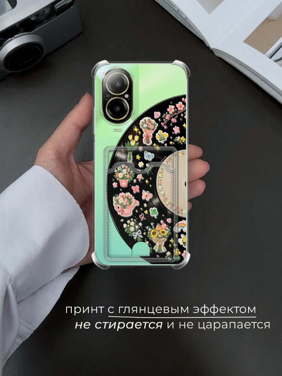 Чехол на Реалми C67 4G с картой — фото 1