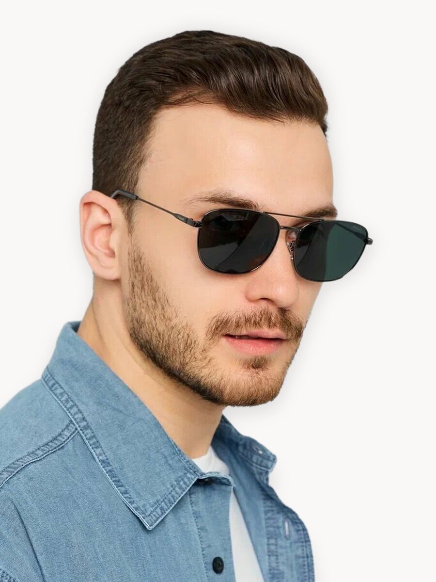 Солнцезащитные очки Polaroid, серый