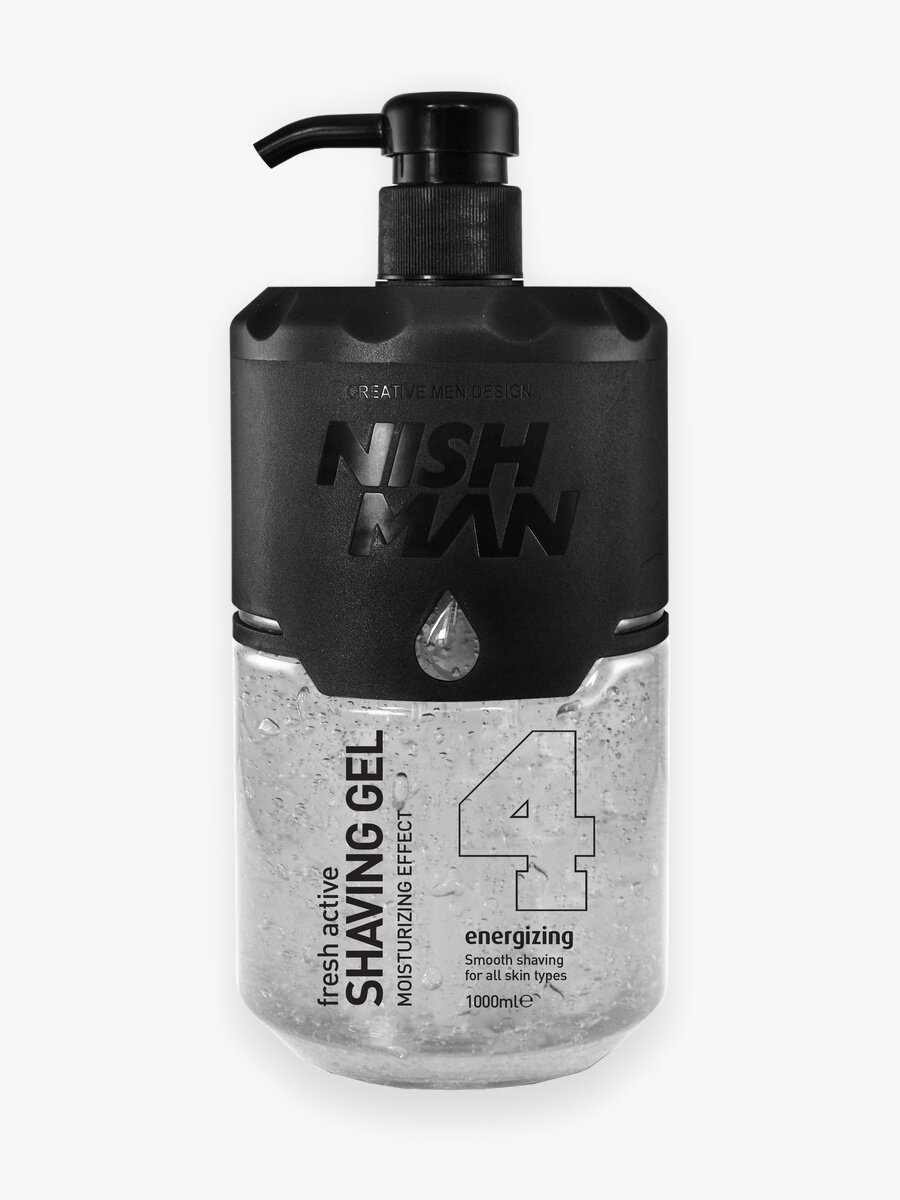 Гель для бритья Nishman Easy Shave, без спирта, для всех типов кожи