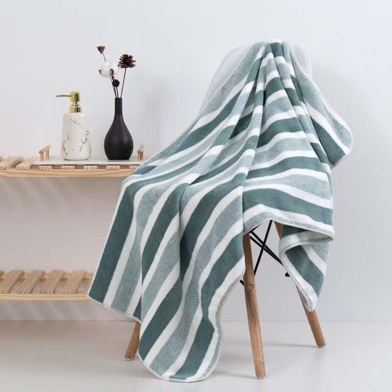 Коралловый флис полотенце для ванной 70x140 см мягкий впитывающий не теряет ворс для взрослых, бирюзовый