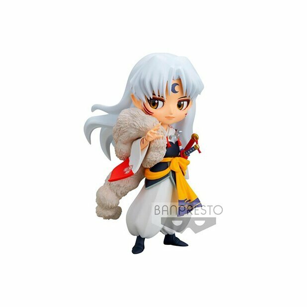 BANPRESTO Сэсшомару Очки Factory Q Posket Инуяша Стиль A Бонусный Подарок Фигурки в стиле чиби 14 см