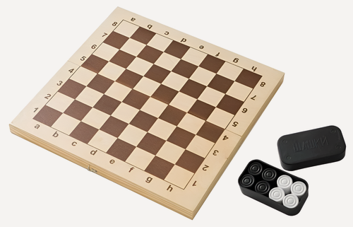 Изображение товара WoodGames Шахматы турнирные, утяжеленные фигуры (король 10.5 см, пешка 5.2 см), 50 х 50 см