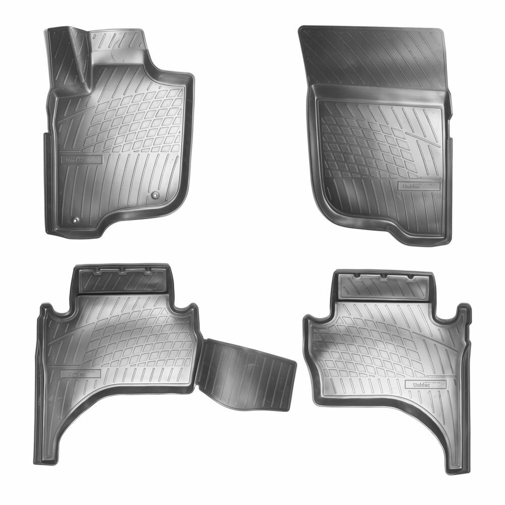 Коврики салонные для Mitsubishi L200 V 3D 2015 NORPLAST NPA11-C59-335