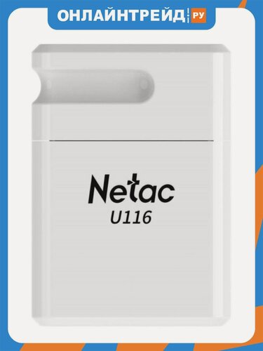 Изображение товара Флешка 16Gb Netac U116 white USB 3.0 (NT03U116N-016G-30WH)