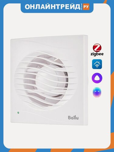 Изображение товара Вентилятор вытяжной Ballu BAF-AR 100 V с обратным клапаном