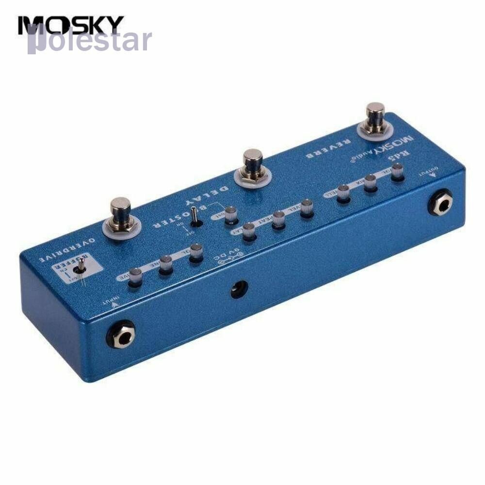 MOSKYAUDIO Мультиэффекты Металлический кейс Аксессуары для гитар