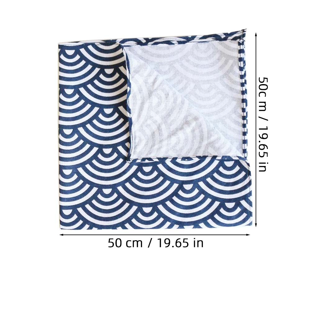 Набор Из 3 Штук Приставных Ковриков Японского Дизайна Из Ткани 50.00X50.00X1.00Cm