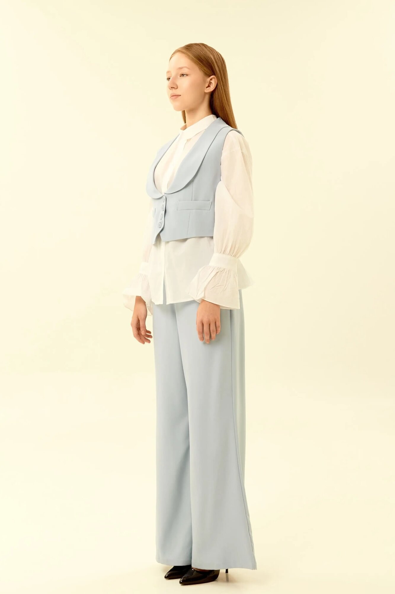 Жилет Selfie, размер XS, голубой — фото 1