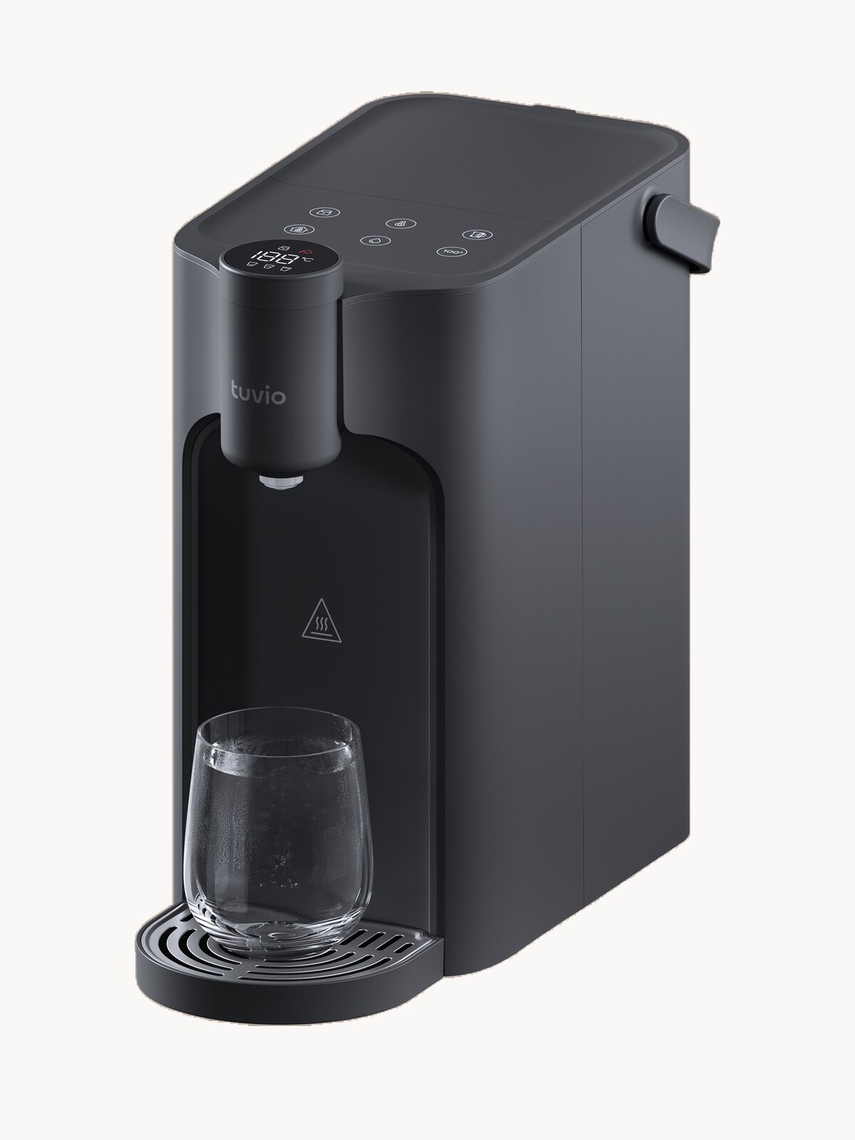 Термопот проточный Tuvio TWD02F, 4 л, 2200 Вт, с функцией выбора температуры (40°C-100 °C), серый