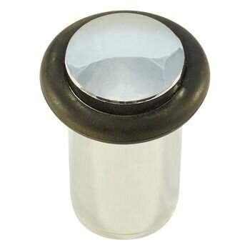 Дверной упор стоппер Maxi 588-1-60 мм-73g PB цвет: хром