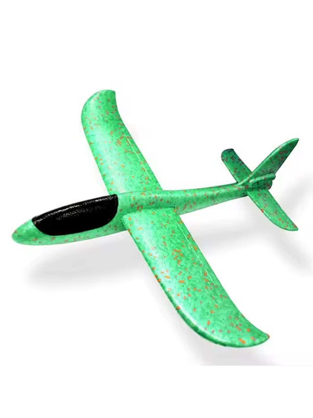 Самолёт планер из мягкого EPP пенопласта, большой 50 см, летающая игрушка, подарок для детей, цвет зеленый