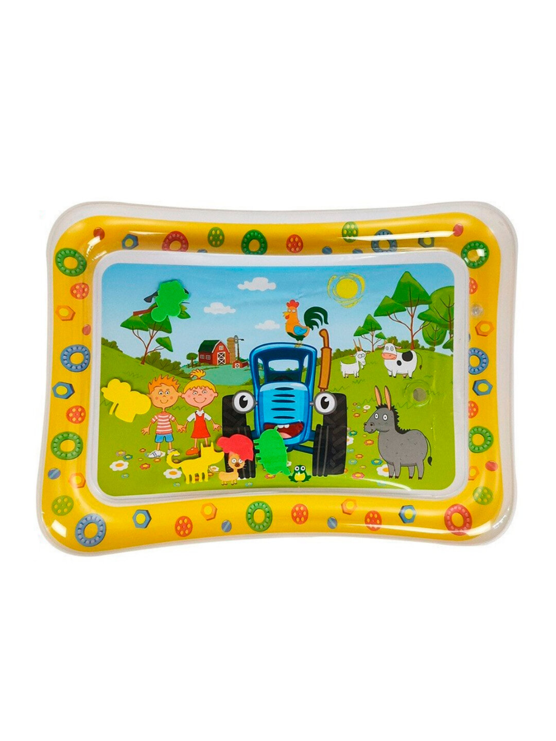 Водяной развивающий коврик, с игрушками, для малышей, 0+, бренд — фото 1