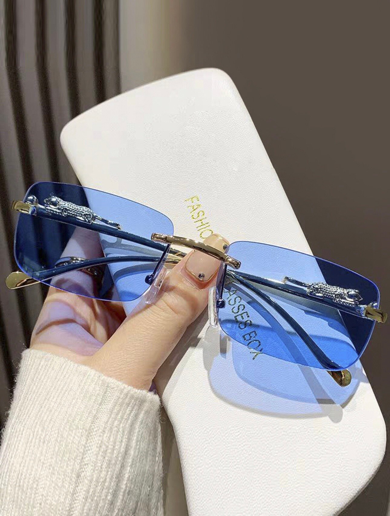 Cartier без оправы, для мужчин и женщин. для защиты глаз от солнечных лучей и подходят для повседневного использования.