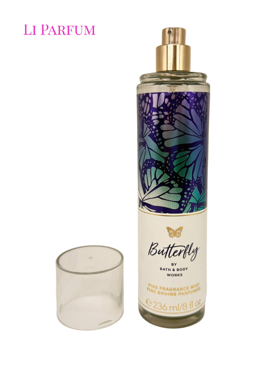 Bath & Body Works Butterfly — сладко-цветочный мист для тела (малина, ирис, ваниль), женский, 236 мл