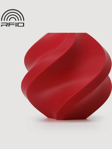 Изображение товара Филамент PLA Basic Maroon Red (10205) без катушки пластик Bambu Lab для 3D принтера 1 кг
