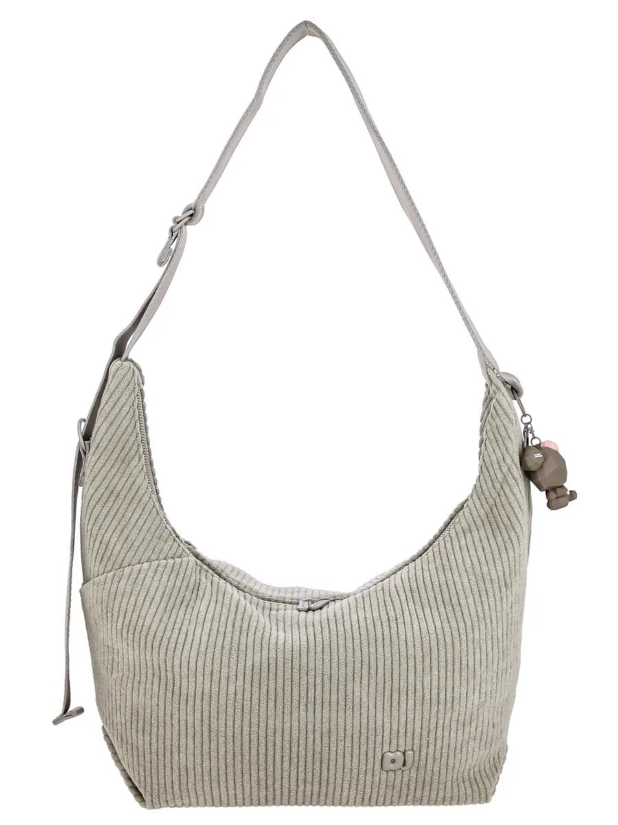 Сумка хобо DAVID JONES, светло-серый — фото 1