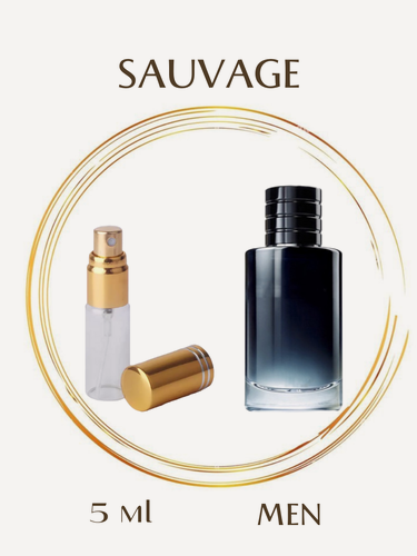 Изображение товара Духи парфюм SAUVAGE спрей 5 мл мужские, фужерный аромат, парфюмерия
