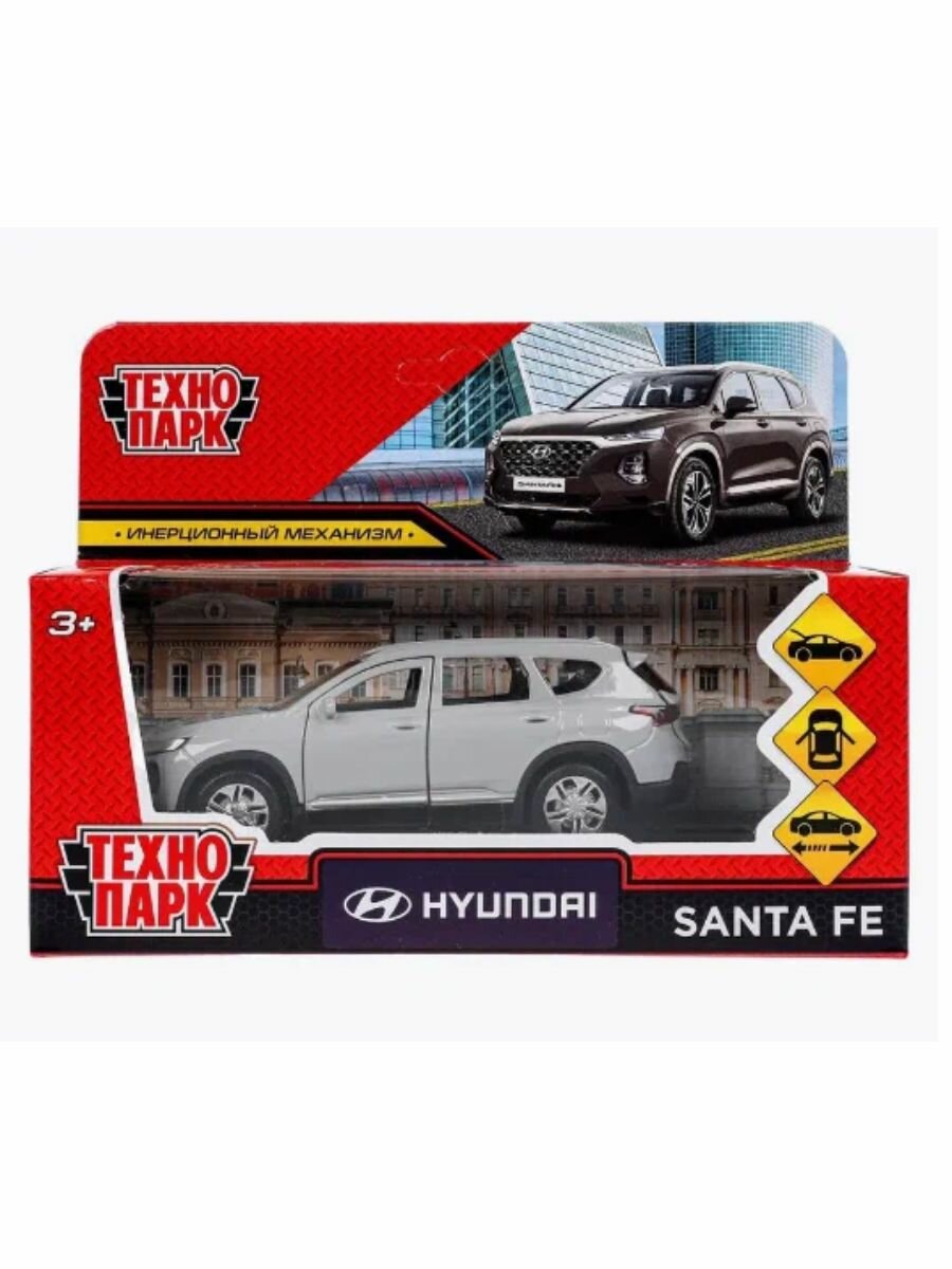 Машина металлическая инерционная Hyundai Santa Fe, 12 см