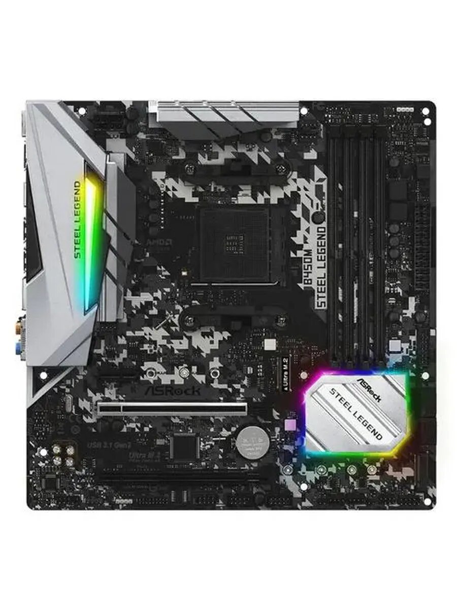 Материнская плата B450M STEEL LEGEND - AM4, DDR4