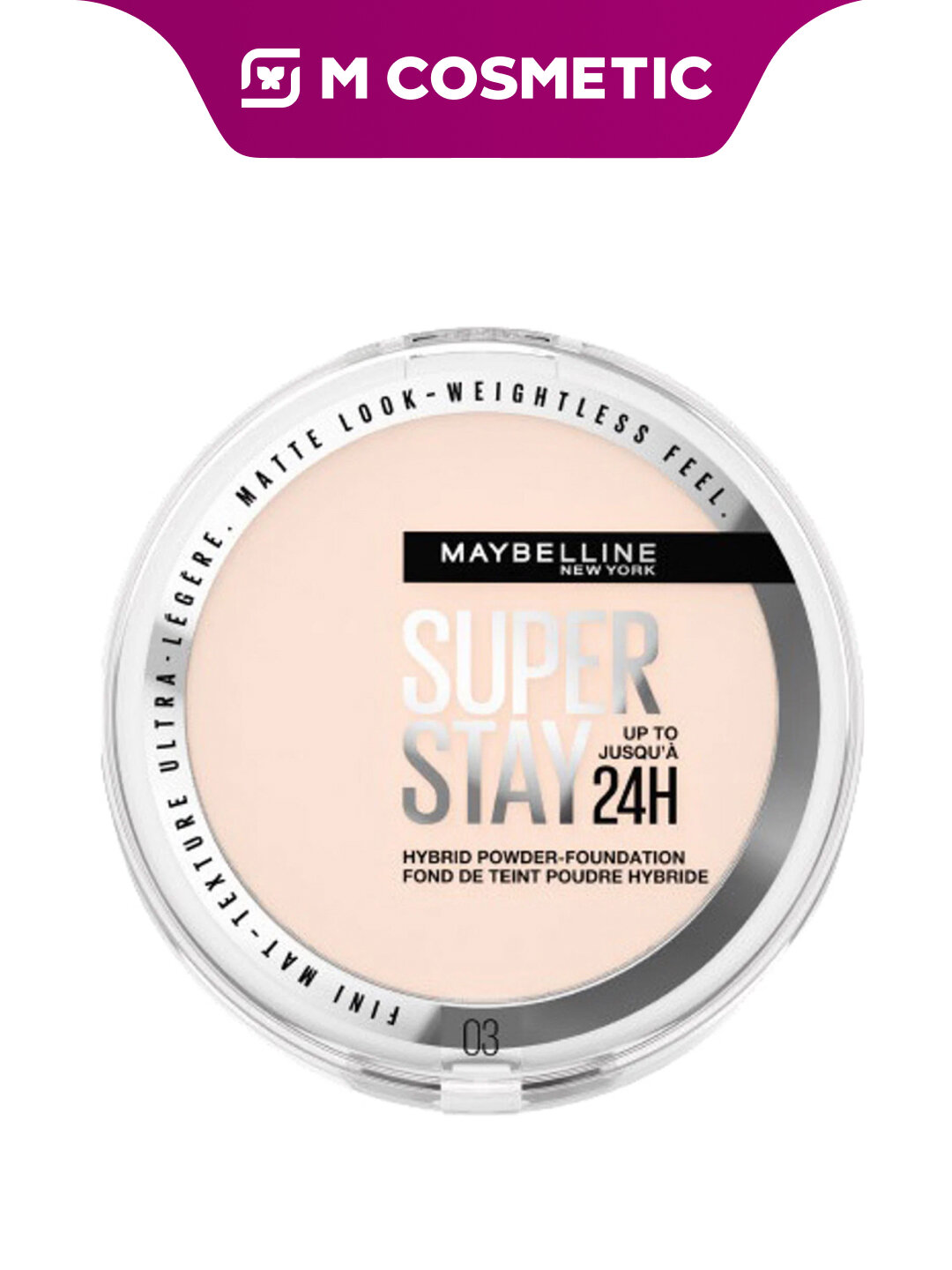 Крем-пудра Maybelline Super Stay 24H Hybrid Foundation, матовый финиш 9г