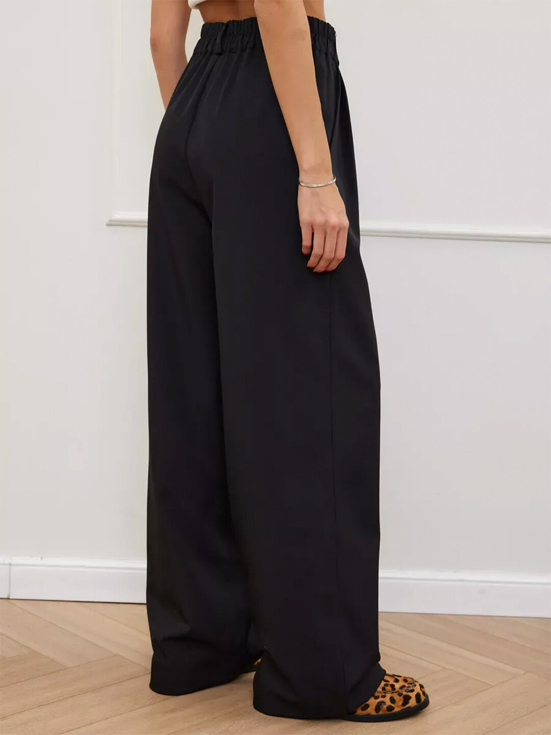 Брюки классические  S,M,L,XL,XXL, размер 42-48, 001 черный — фото 1