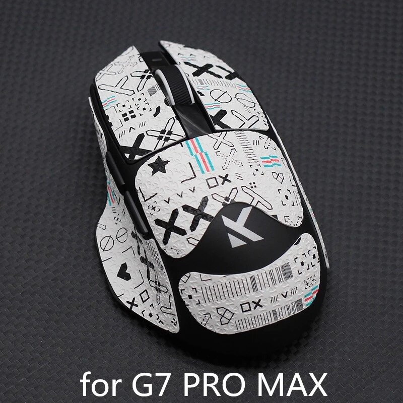 Наклейки на мышь G7 PRO MAX, серые