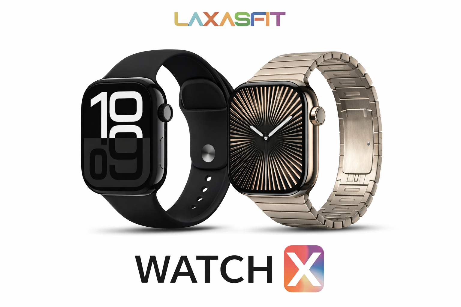 Смарт-часы LAXASFIT Watch X, AMOLED, две сменные ремешки, сенсорный экран