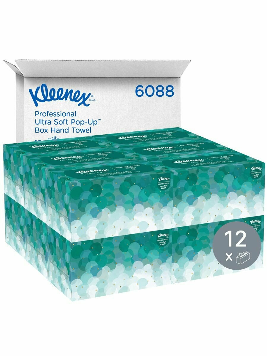 Бумажные полотенца Kleenex Pop-Up Ultra Soft суперплотные 70 шт х 12 упаковок
