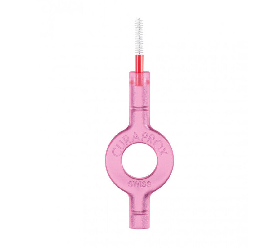 Дорожный набор Curaprox BE YOU, Красный: зубная щетка, зубная паста, межзубные ершики — фото 1