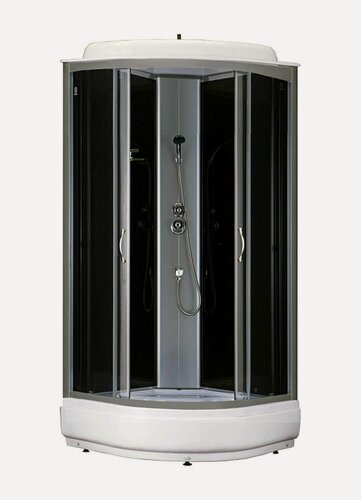 Изображение товара Душевая кабина 90х90 со средним поддоном Loranto Sunway CS-6690-25 G