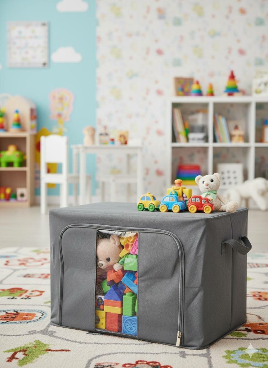 Тканевый органайзер для хранения одежды Большой объём — вмещает много вещей