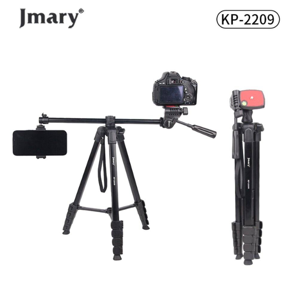 Селфи-палка штатив Jmary KP-2209 с Bluetooth пультом, держатель для телефона, вращение 360°