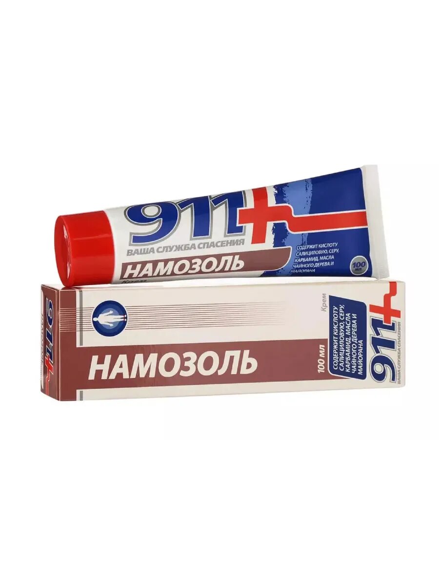 Намозольный крем 911+, для удаления мозолей, натоптышей, 100 мл