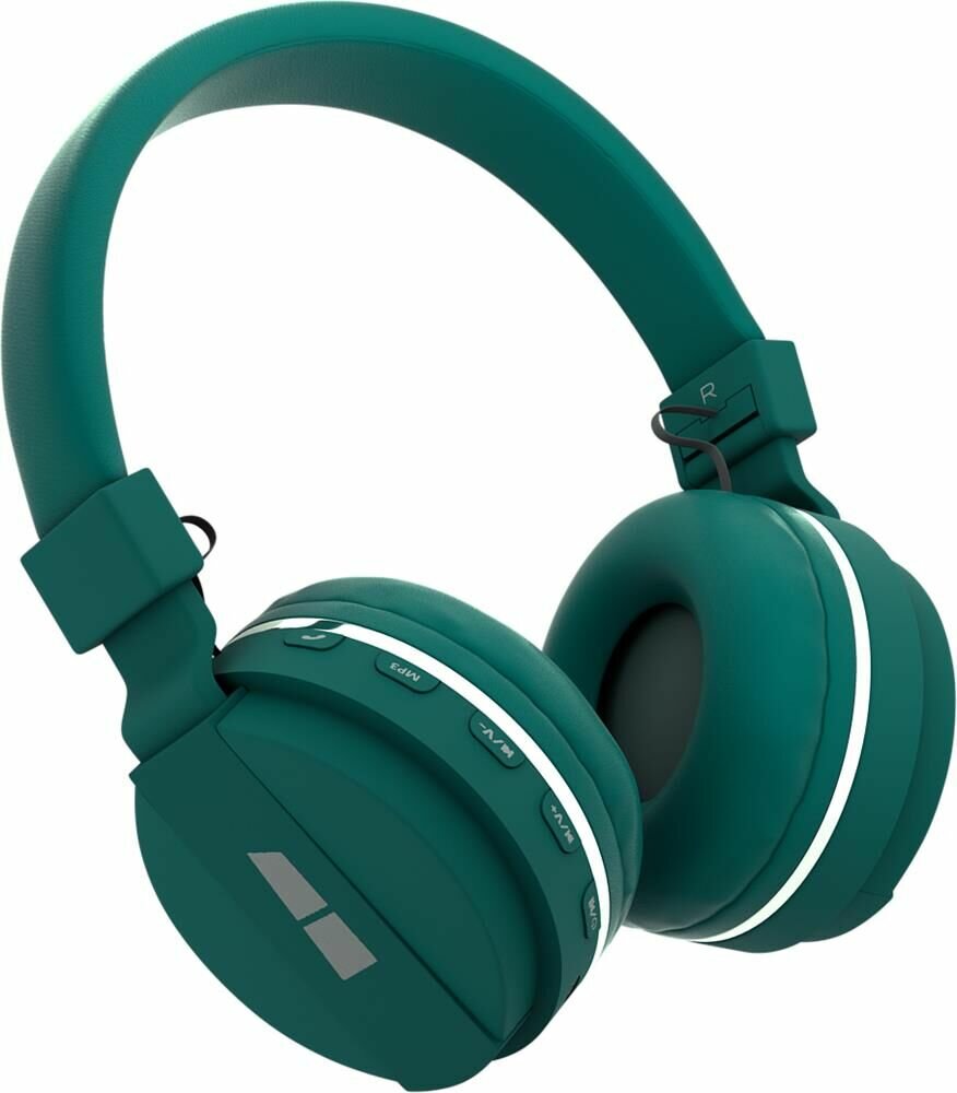 Наушники беспроводные большие (4610196401046) HW15 Green