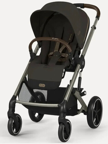 Изображение товара Коляска прогулочная Cybex Balios S Lux TPE Chocolate Brown с дождевиком