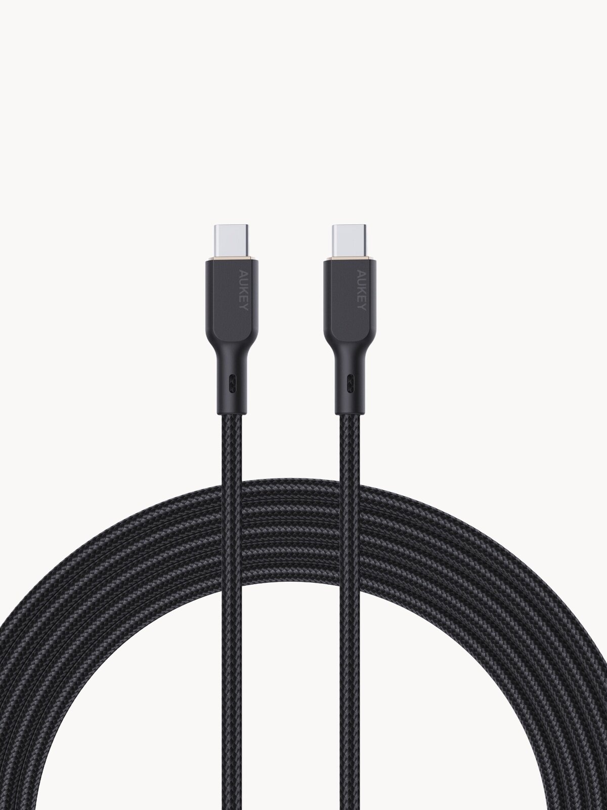 Кабель USB Type-C Aukey, 100 Вт, 1 м, медный проводник (CB-KCC101)