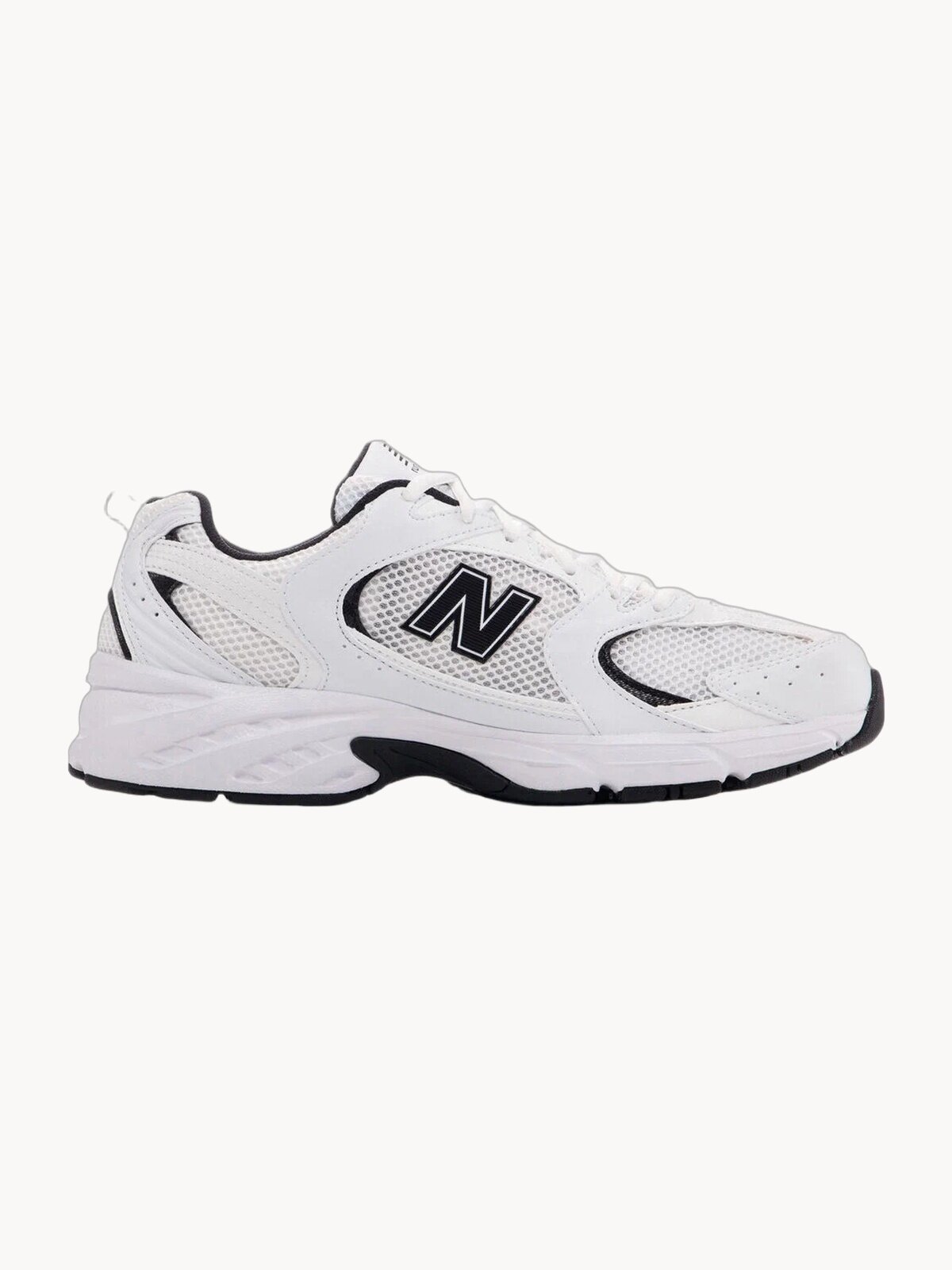 Кроссовки New Balance 530, размер 9,5 US, белый/черный
