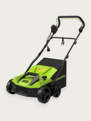 Изображение товара Вертикуттер-Аэратор Greenworks GDT15, 1600Вт, 20В, электрический