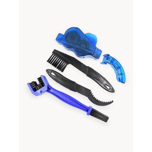 Набор для очистки велосипедной цепи 4 в 1 (скруббер)