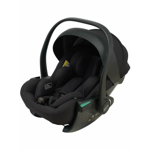 фото Автолюлька peppy jet i-size 40-87 см (черный) (раскладывающаяся спинка)