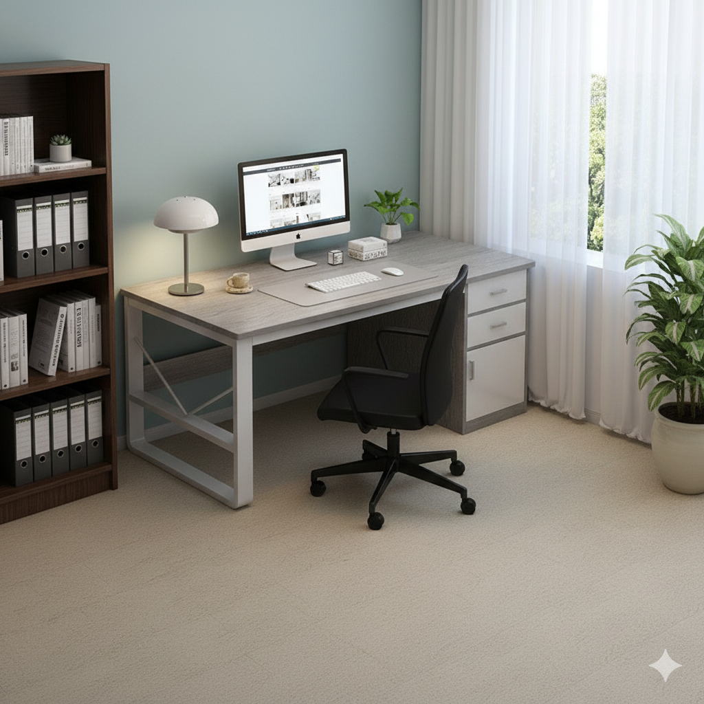 Письменный и компьютерный стол , с ящиком и шкафчиком Письменный стол, компьютерный, стол для домашних заданий