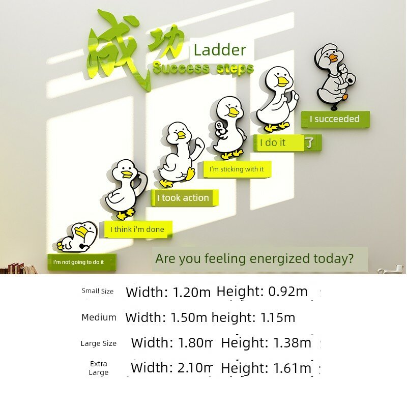 Наклейки для украшения классных комнат на новый семестр в средней и старшей школах для мотивации учеников и