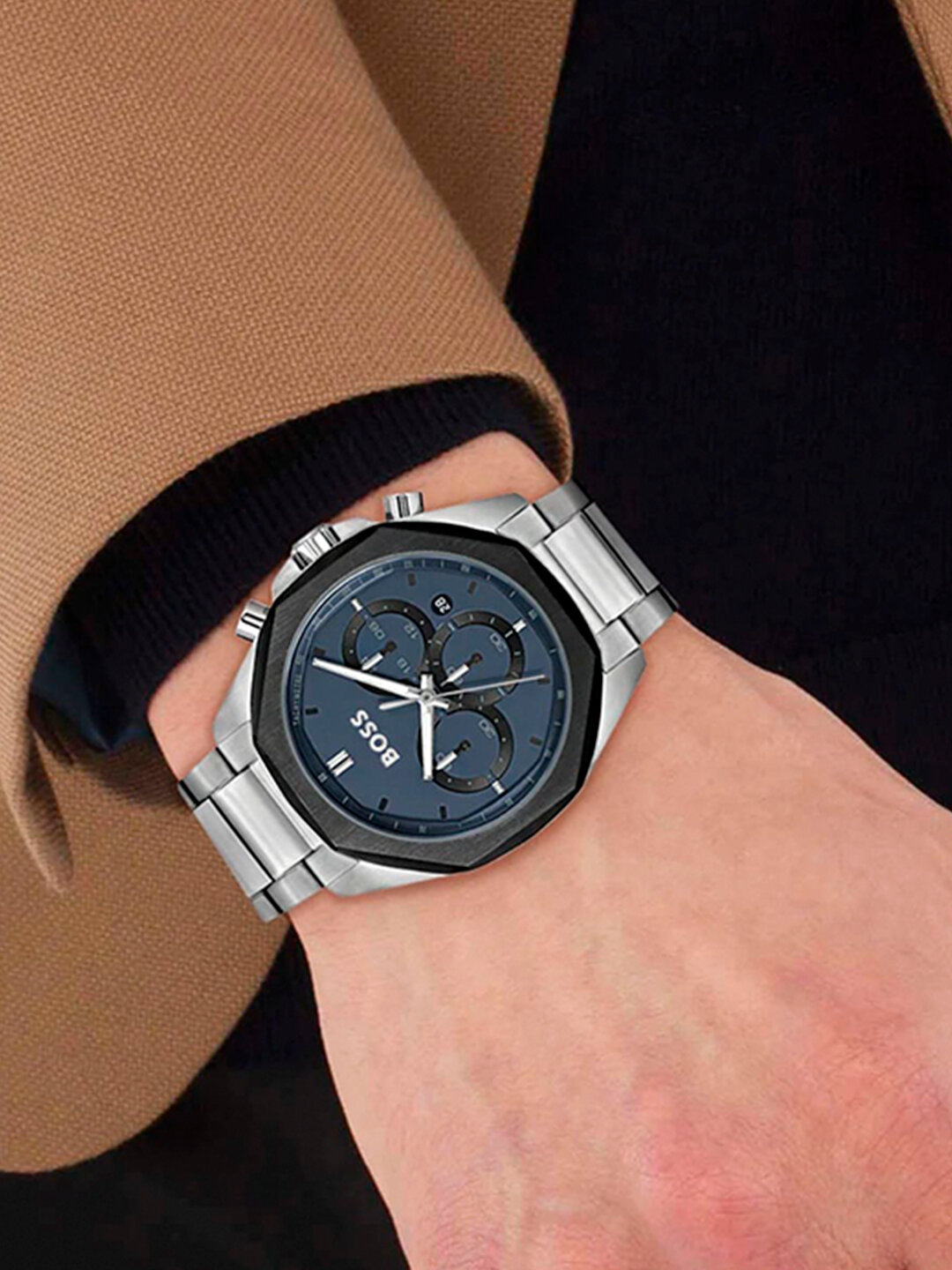 Наручные часы BOSS, синий — фото 1