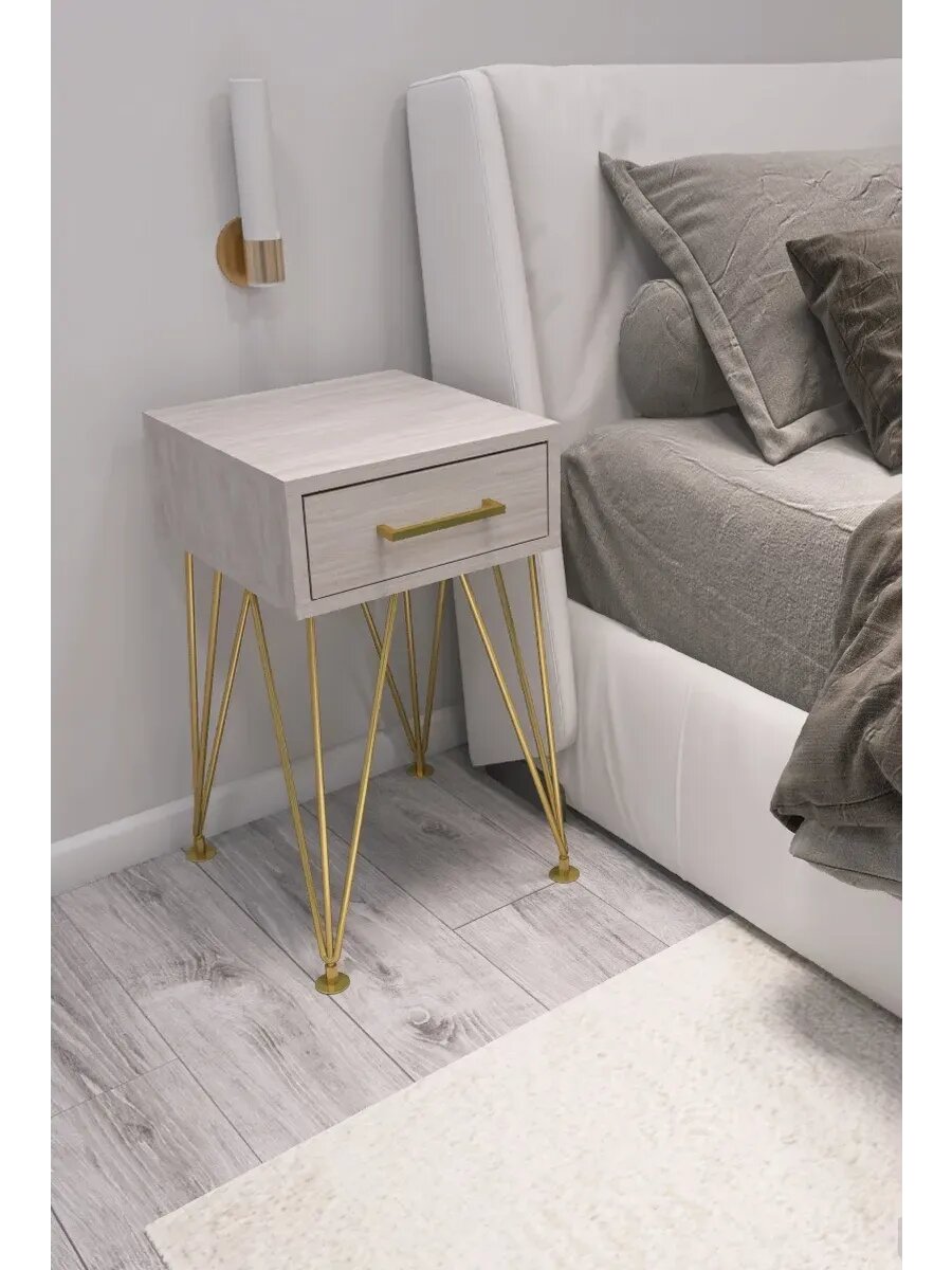 Тумба Жаклин с ящиком в стиле лофт