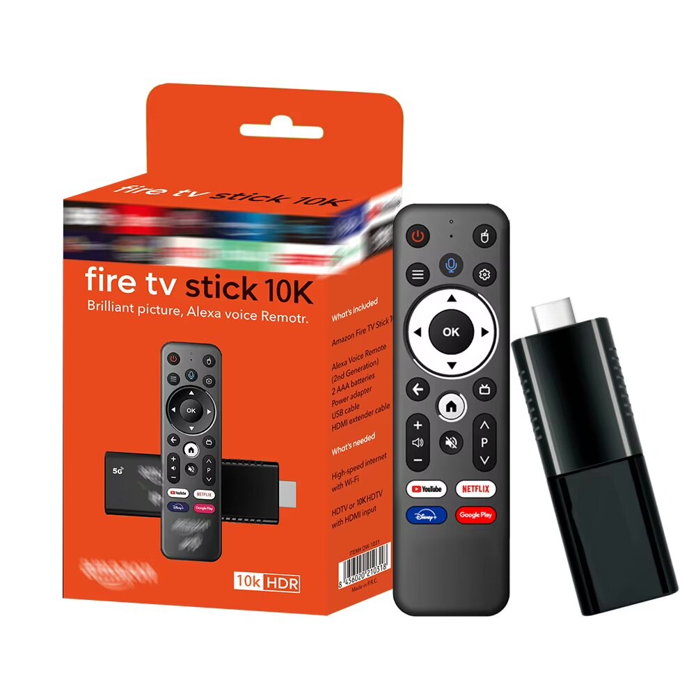 ТВ-приставка Amazon Fire TV Stick 10K, голосовое управление, поддержка 4K
