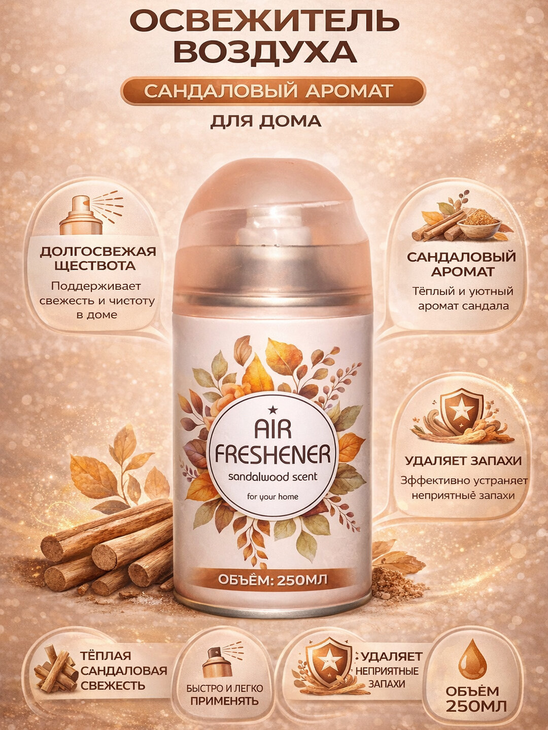 Освежитель воздуха ARTONE 250 ml