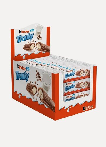 Изображение товара Kinder Tronky Печенье с шоколадной прослойкой и молочной начинкой с бисквитной крошкой 18 гр х 48 шт/ блок (Германия)