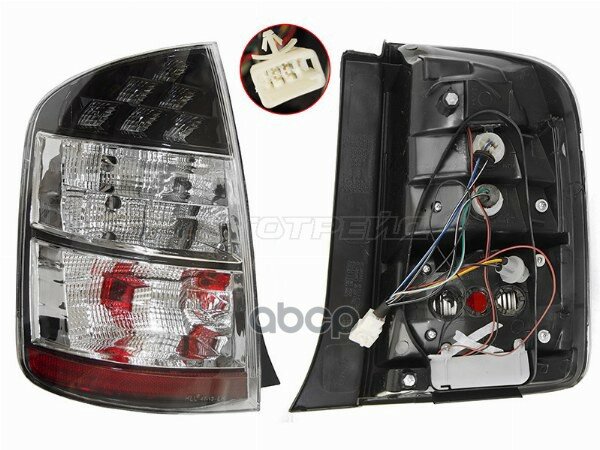 Фонарь задний Toyota Prius (NHW20) 03-05 (Слева) Sat арт. ST-212-19J8L-UE